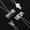 Brand universal pendant hip-hop style, necklace suitable for men and women for beloved, Korean style, internet celebrity