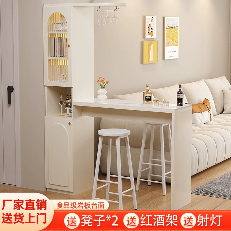 Новый стиль кремовый ветер бар стол для дома гостиная перегородка столовая винный шкаф утолщение