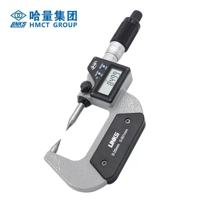 Последовательный цифровой дисплей Hada указал микрометр 0-25*0001 мм