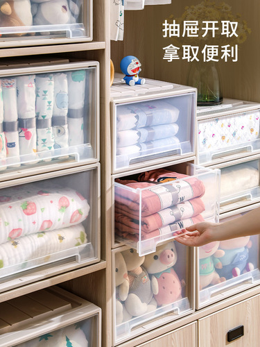 Star Optimum Drawer-style Wardrobe Plastic Home Underwear Clothing Cabinet Organizer Box Closet Storage Box