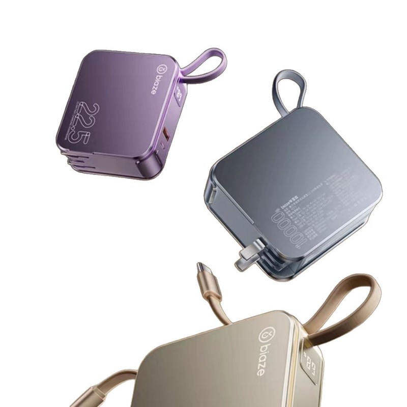 Biaz 3C認定 飛行機内充電可能 パワーバンク 3in1 10000mAh デュアルライン搭載|undefined