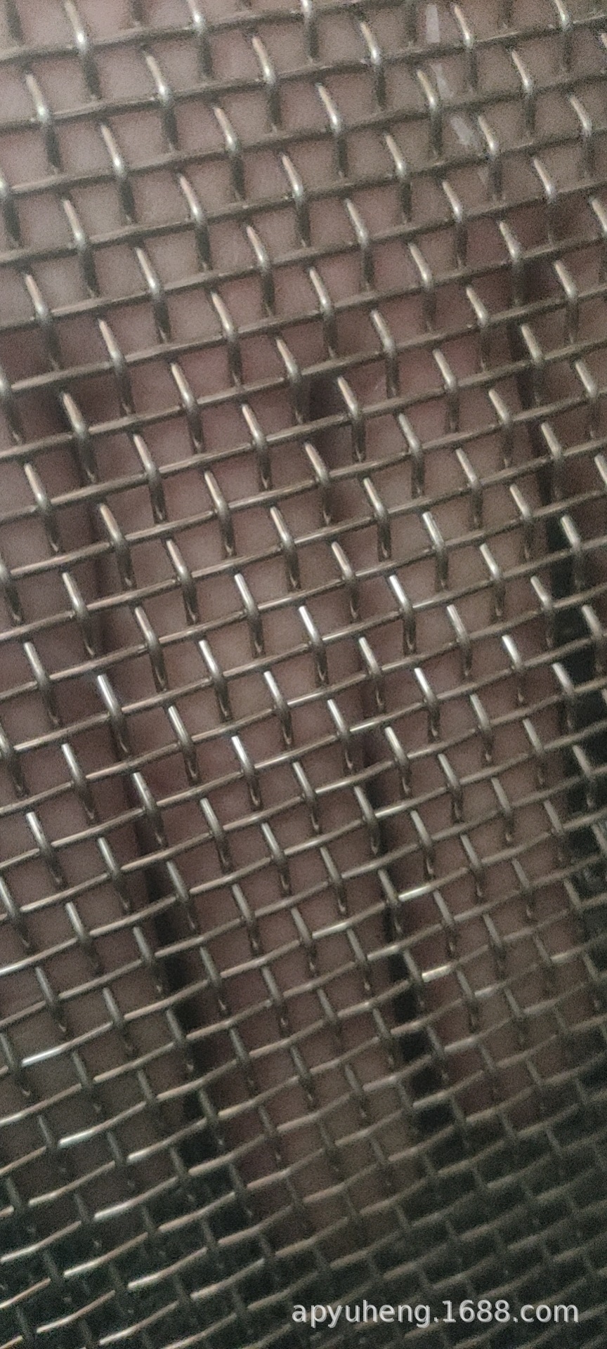 供应316材质不锈钢轧花网 编织网4目丝径1.8mm网孔4.55mm1*30米