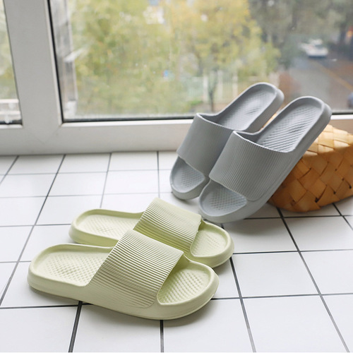 Wholesale slippers for women, summer thick-soled sandals, silent soft-soled indoor home slippers, men's summer home EVA flip flops