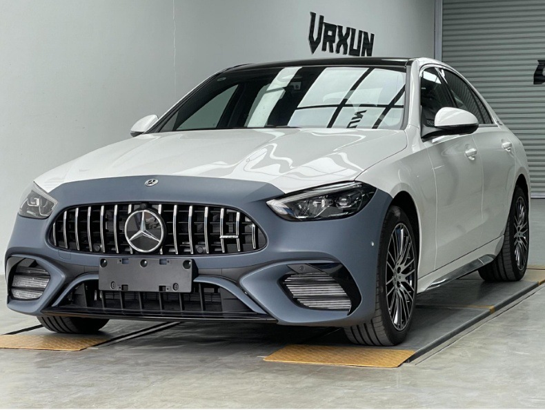 Applicable to 22-25 Mercedes-Benz c 200 260 W206 changed to 24 c63amg simple narrow body to surround the front bumper net cover