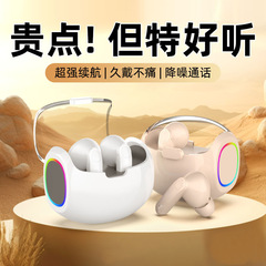 2025新款无线蓝牙耳机入耳式降噪迷你可爱男女生高颜值彩灯太空仓