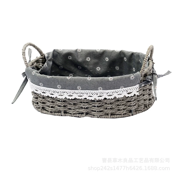 Gray oval large size