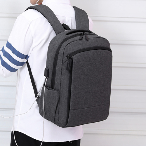 Double-Shoulder Backpack for Men, High-End, Large Capacity Commuter Backpack, Suitable for University Students, Business Trips, Travel, and Laptop Bag (15.6 inches)