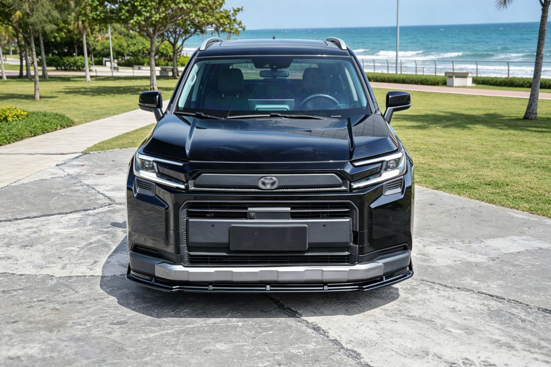 Suitable for 26 Models of Rav4, Rongfang, and Wildlander Modified Front Spoiler, Side Skirts, Rear Bumper, Roof Wing, Rear Diffuser, and Louvered Spoiler