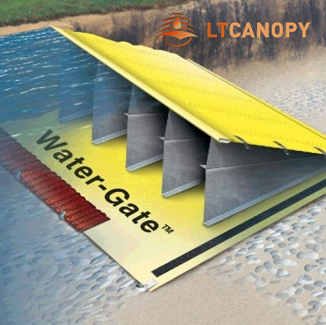 厂家批发便携拦水带 生态pvc拦水坝 挡水防洪阻水防汛橡胶坝