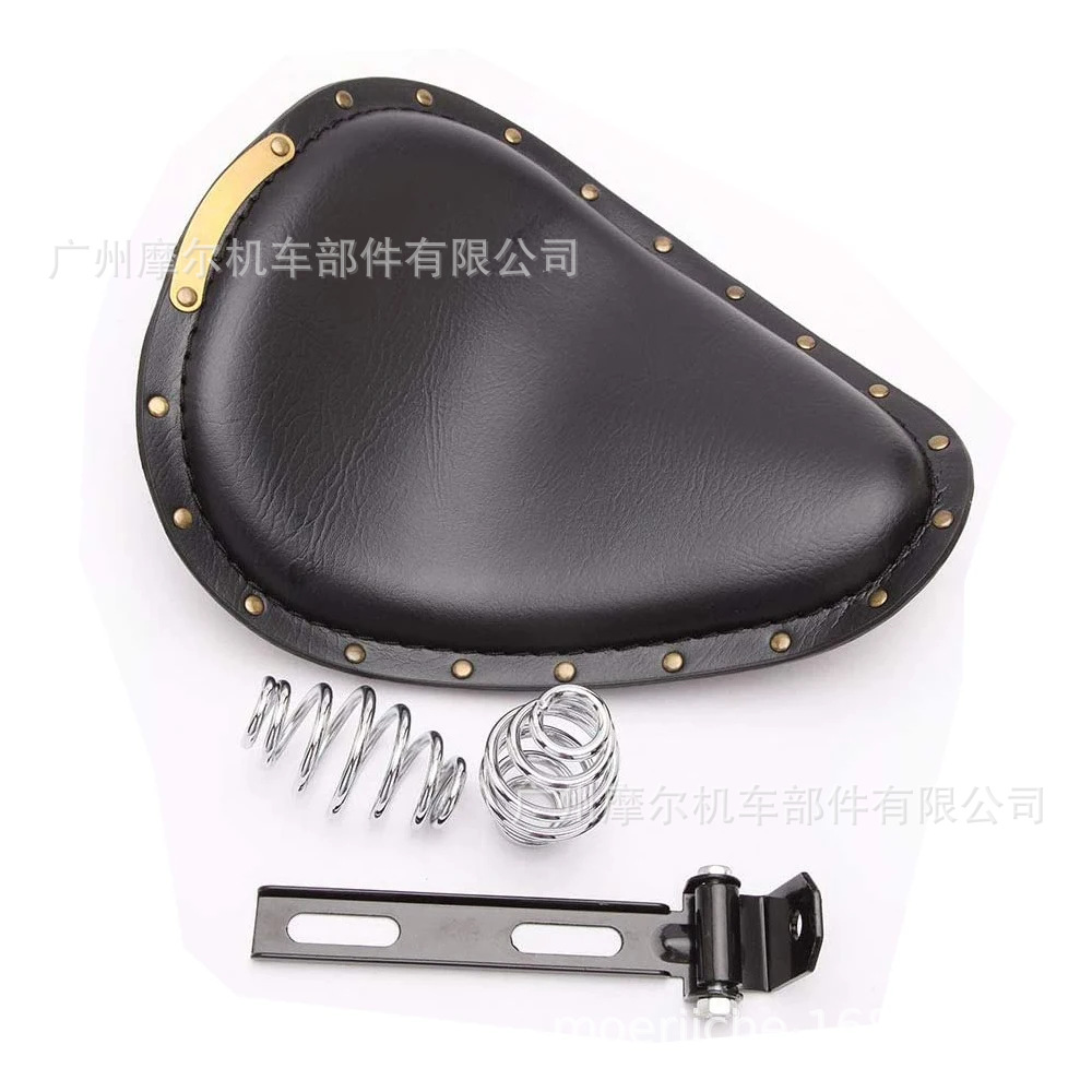 Fashion motorcycle Harley cruise prince car modified retro spring leather seat wholesale single seat cushion leather seat bag