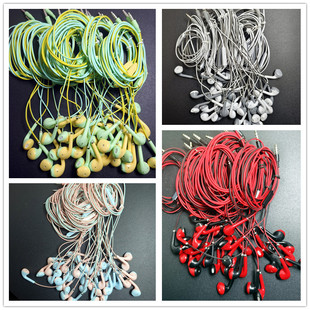 Color color matching wired earphone wire control with wheat is suitable for Android Pingguo 3.5 round hole earphone wholesale