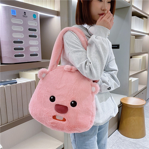 Handheld Japanese cartoon cute high quality one-shoulder bag