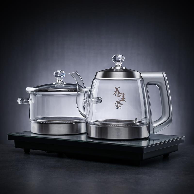 Alimentación de agua automática Hervidor eléctrico té dedicado mesa de té aislamiento integrado mesa de té incrustado fabricante de té hogar