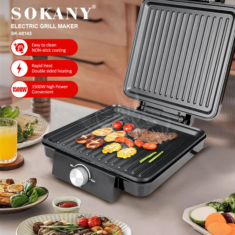 Export Sokany08143 Steak Machine Sandwich Machine Grill Panini Toaster Grill Maker