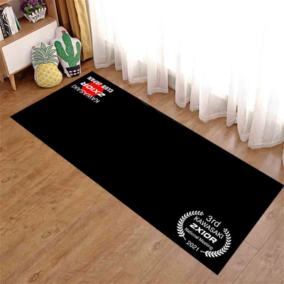 Avtomobil döşəmə paspasları — Dirt-Resistant, Easy to Maintain, Racing - motorcycle-milky-white-black-label-40x120cm-upgraded-diatom-mud
