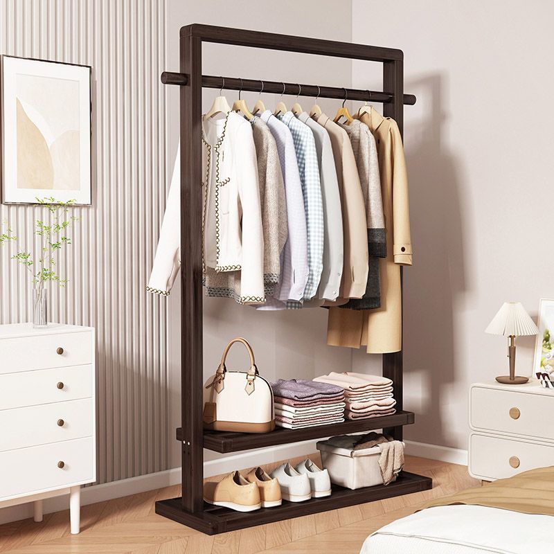 Percha de sombrero de piso de dormitorio percha de ropa móvil nueva casa china percha de ropa roja simple y moderna