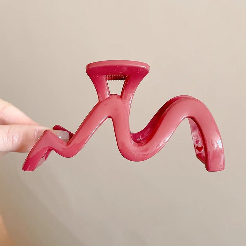 Zhao Lusi mismo estilo de clip de agarre de lazo femenino 2025 nuevo clip de tiburón grande de alta gama en la parte posterior de la cabeza horquilla