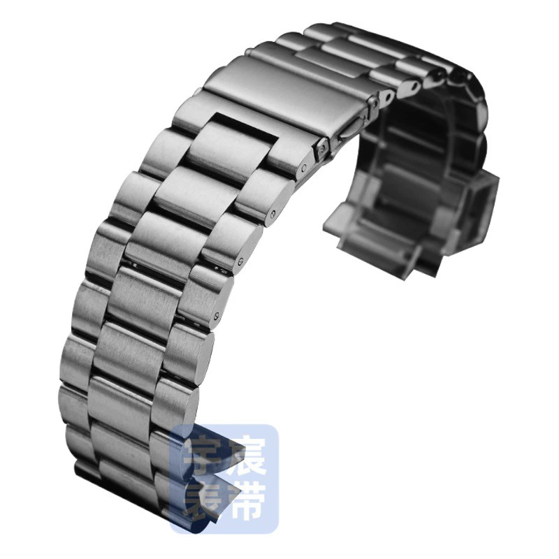 Для Apple Watch три бусины ремешок для умных часов iwatch из нержавеющей стали новый металлический ремешок