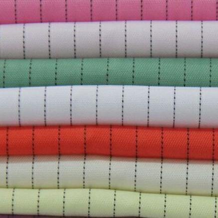 供应各种防静电 防静电涤纶布 防静电工作服面料
