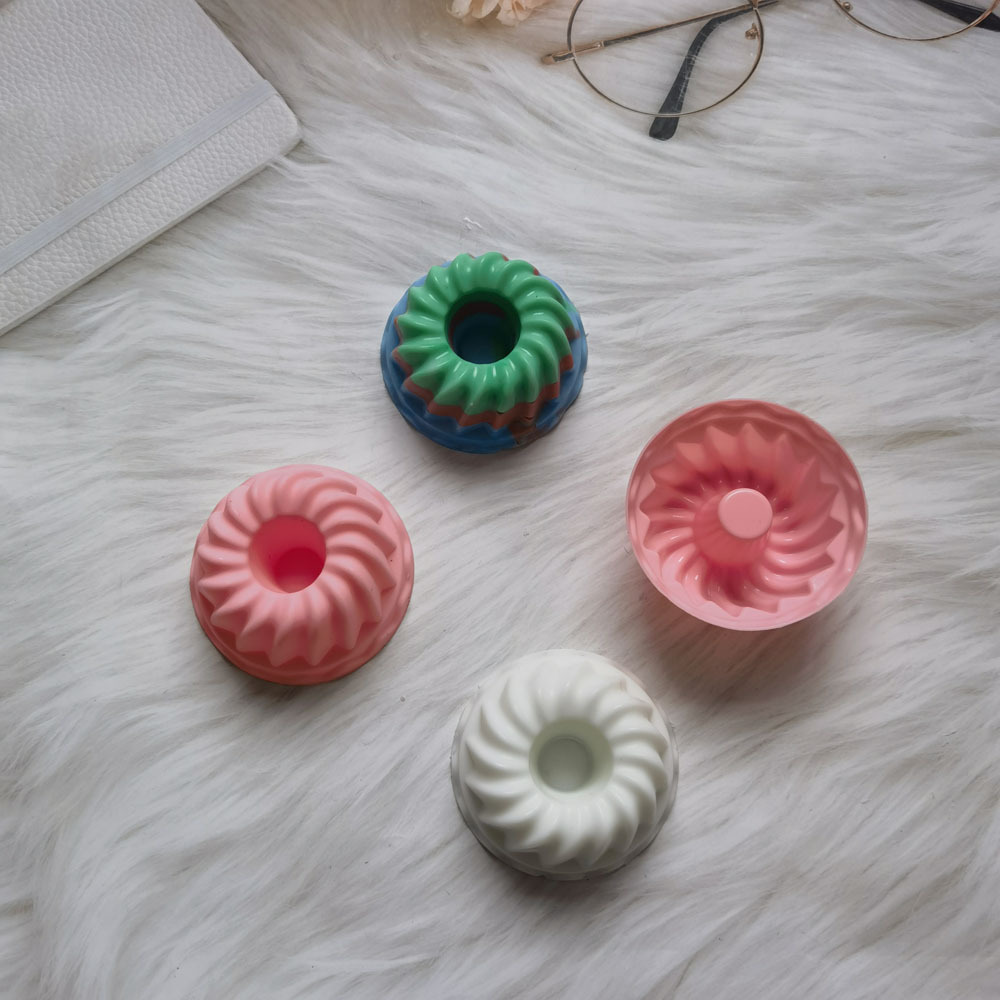 Pequeño Savarin muffin 317 pastel molde de silicona molde de pastel gelatina torta molde de pan herramientas de cocción