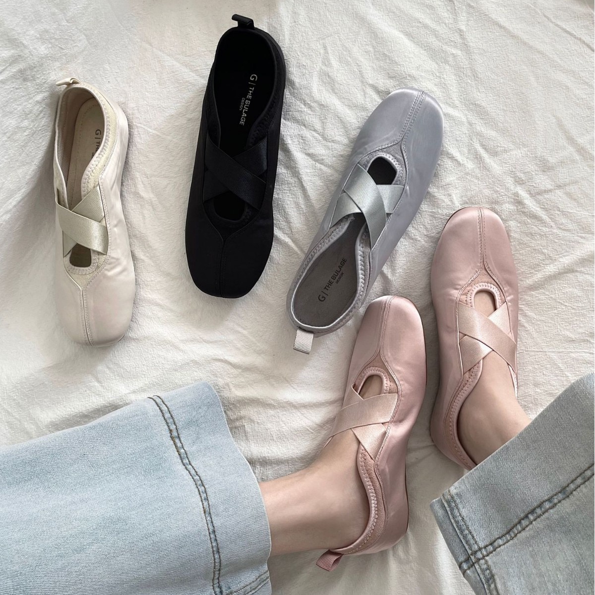 【Tax Not Included】2025 Spring New Mary Jane Shoes for Women, Round Toe, Pink, Ultra Soft Sole, Shallow Mouth, Ballet Style Flats