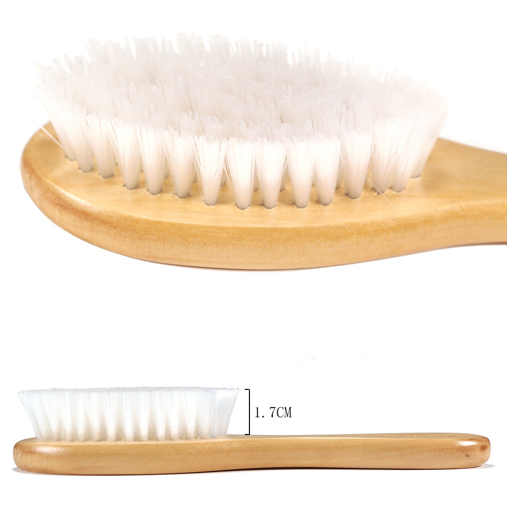 SOUTH FIN Nylon Woolen Wood Shampoo and Body Massage Brush Small size undefined