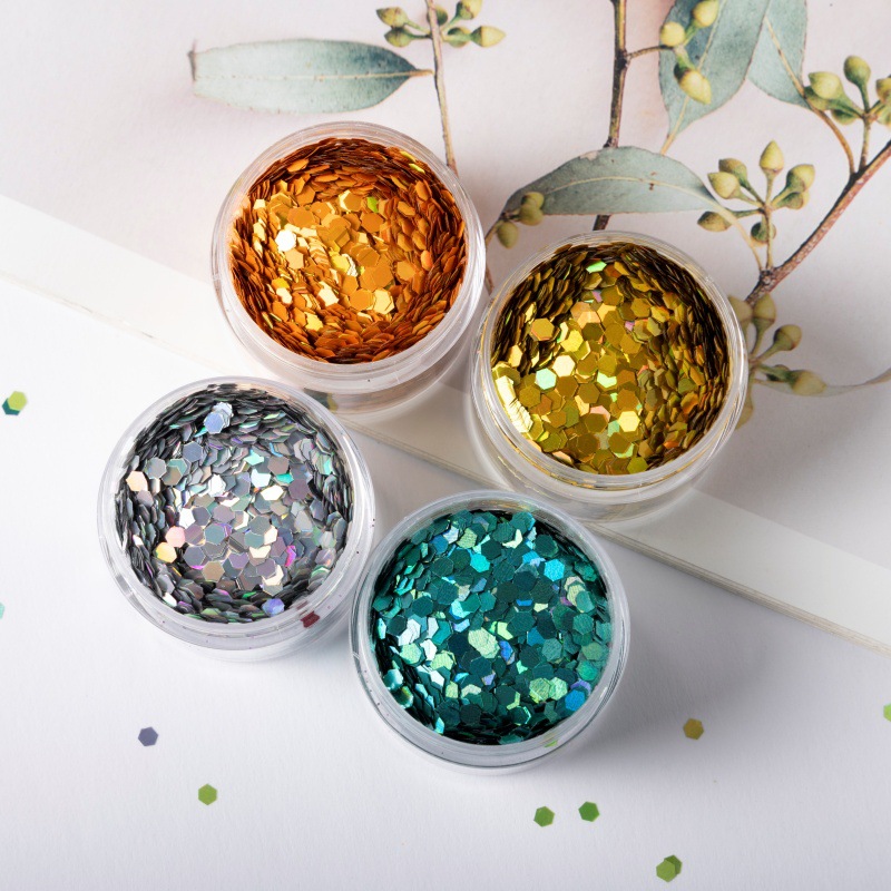 10가지 색상 혼합 스팽글 시리즈