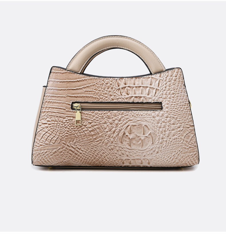 Casual Occasion Pu Leather Material Women's Pu Leather Solid Color Elegant Square Zipper Bag Sets