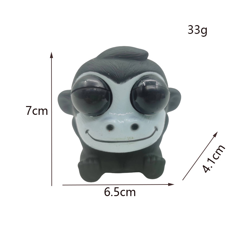 Nuevo y peculiar juguete de ojos abiertos, ojos entrecerrados, descompresión de dibujos animados, descompresión y descompresión