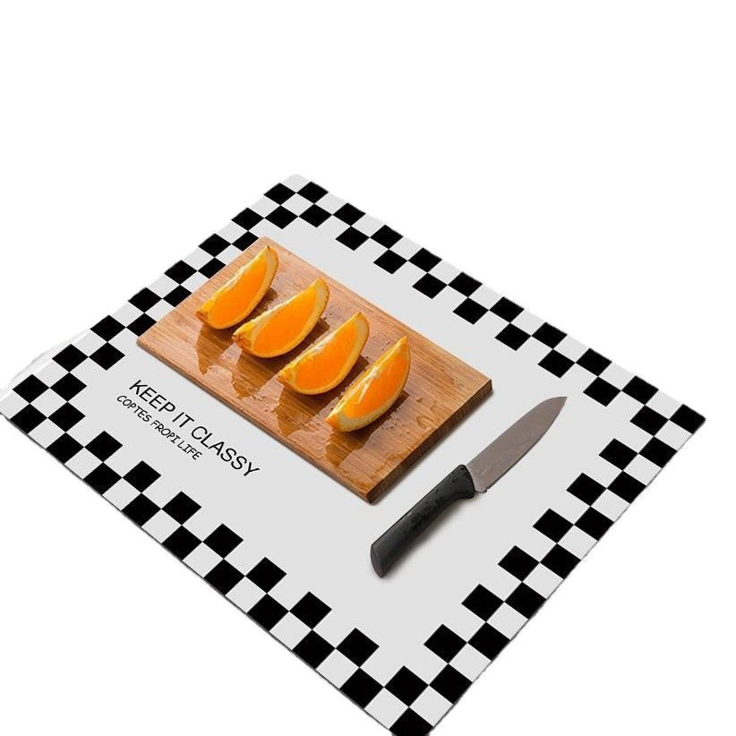 Кухонная столешница Сливной коврик Абсорбирующий коврик Коврик для сушки чаши Коврик для контроля воды Одноразовый теплоизоляционный коврик Бар Противоожоговая салфетка