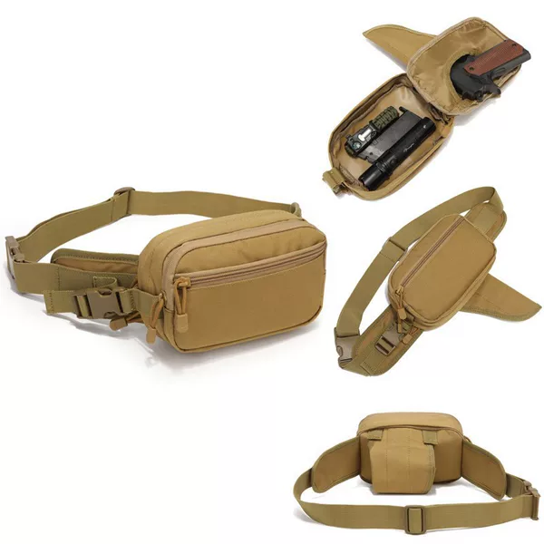 Outdoor Tactical Waist Bag, Multi-Functional Sports Running Mobile Phone Hanging Bag, Waterproof Molle Expansion Bag
