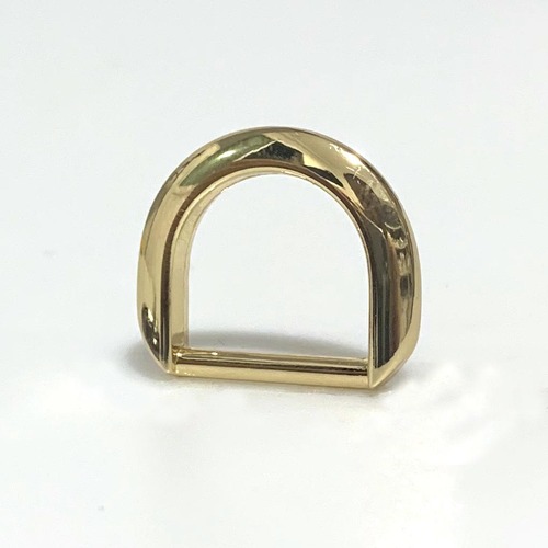 Handbag and Bag Hardware from Guangzhou: 5-Point Die Casting D-Ring Flat D-Clip, Inner Diameter 1.6 cm