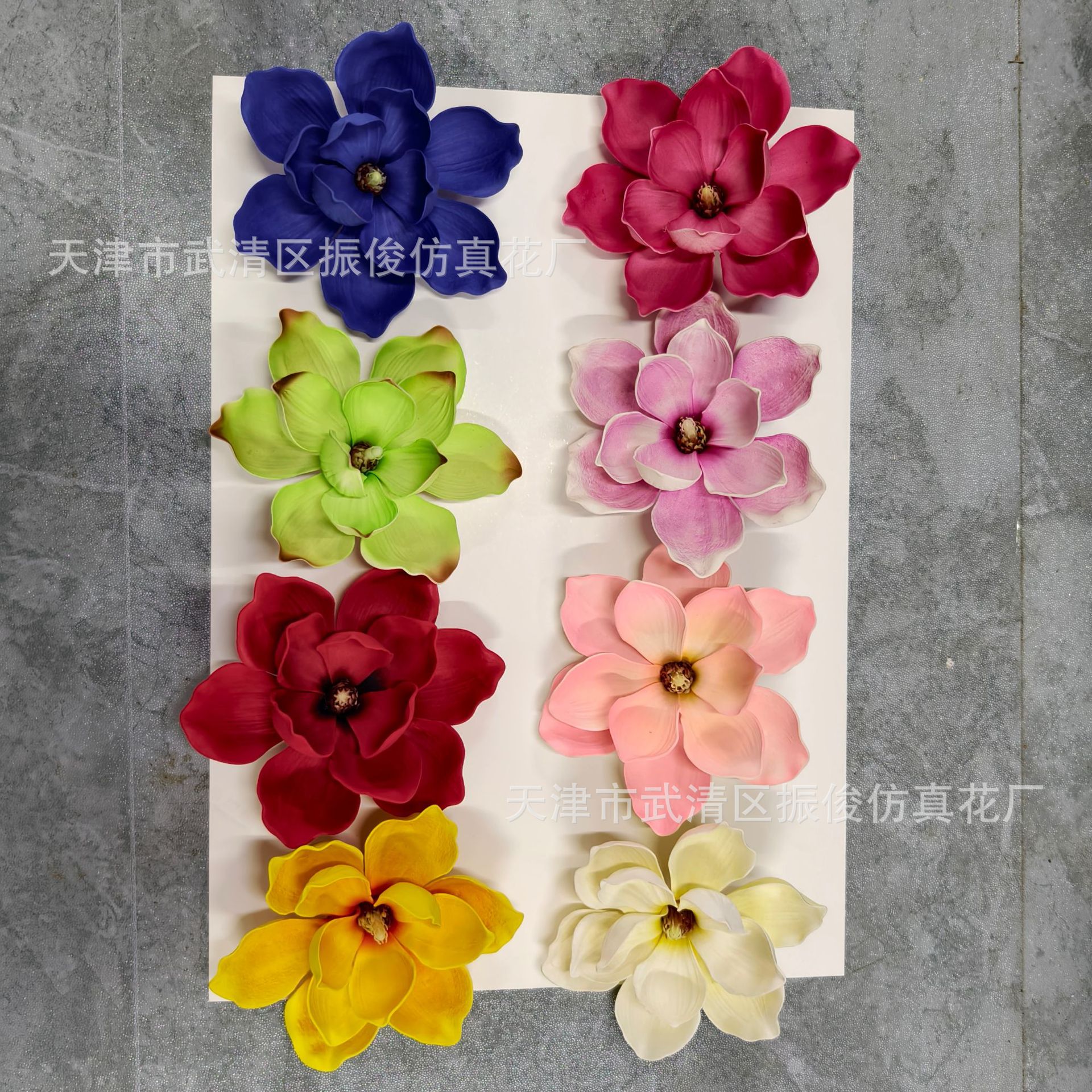 Large Magnolia Flower Head Simulated Magnolia Eva Material Indoor Wedding Hotel Decoration New Simulated Magnolia Flower Head