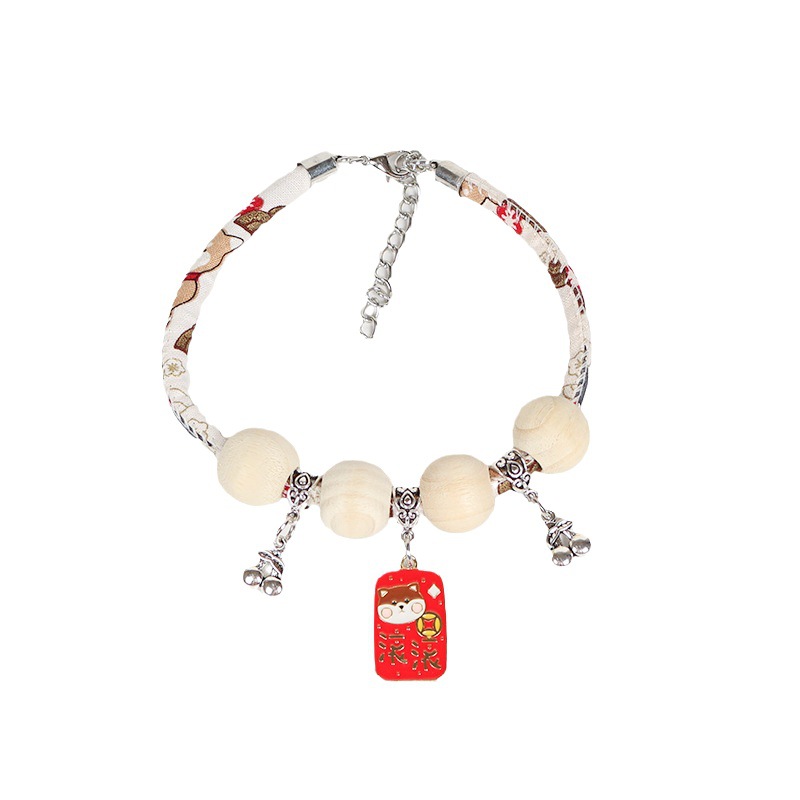 Collar de mascotas gato mosquito collar perro collar de madera de sandalwood perro collar de insectos al por mayor