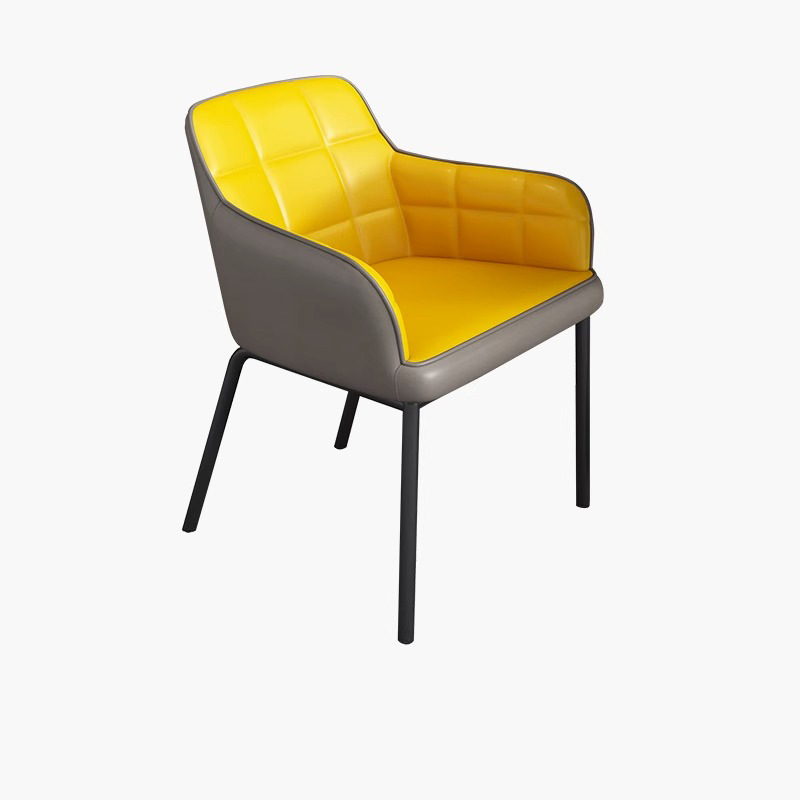 Luz de lujo comedor silla mesa de comedor silla moderna simple ocio respaldo suave bolsa de café silla Hotel negociación silla