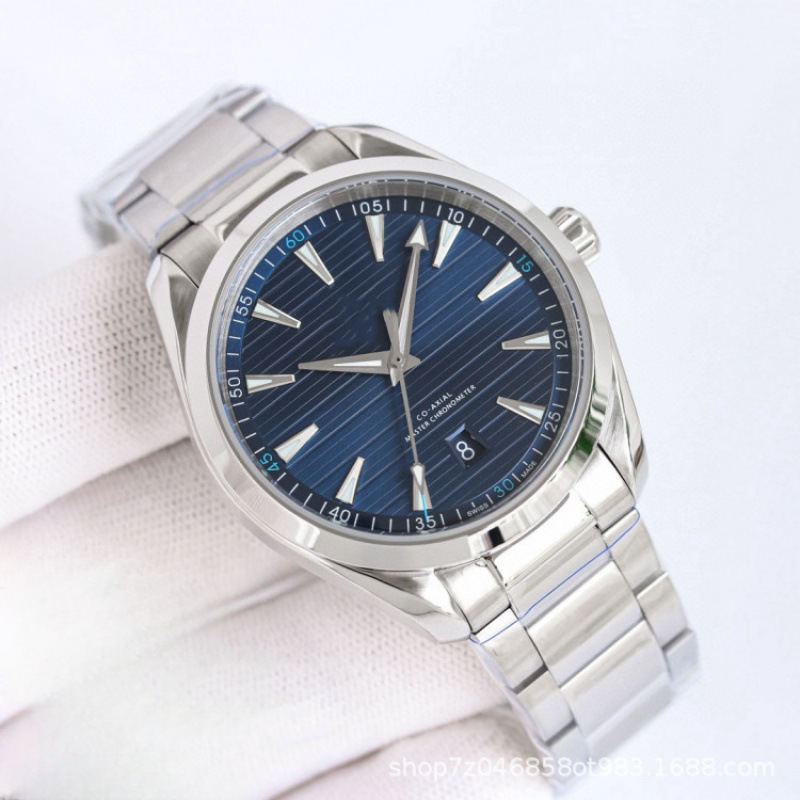 Cross-Border Watch 150300 Series Men's Automatic Mechanical Business Luminous Waterproof Calendar Wholesale Men's Skeleton