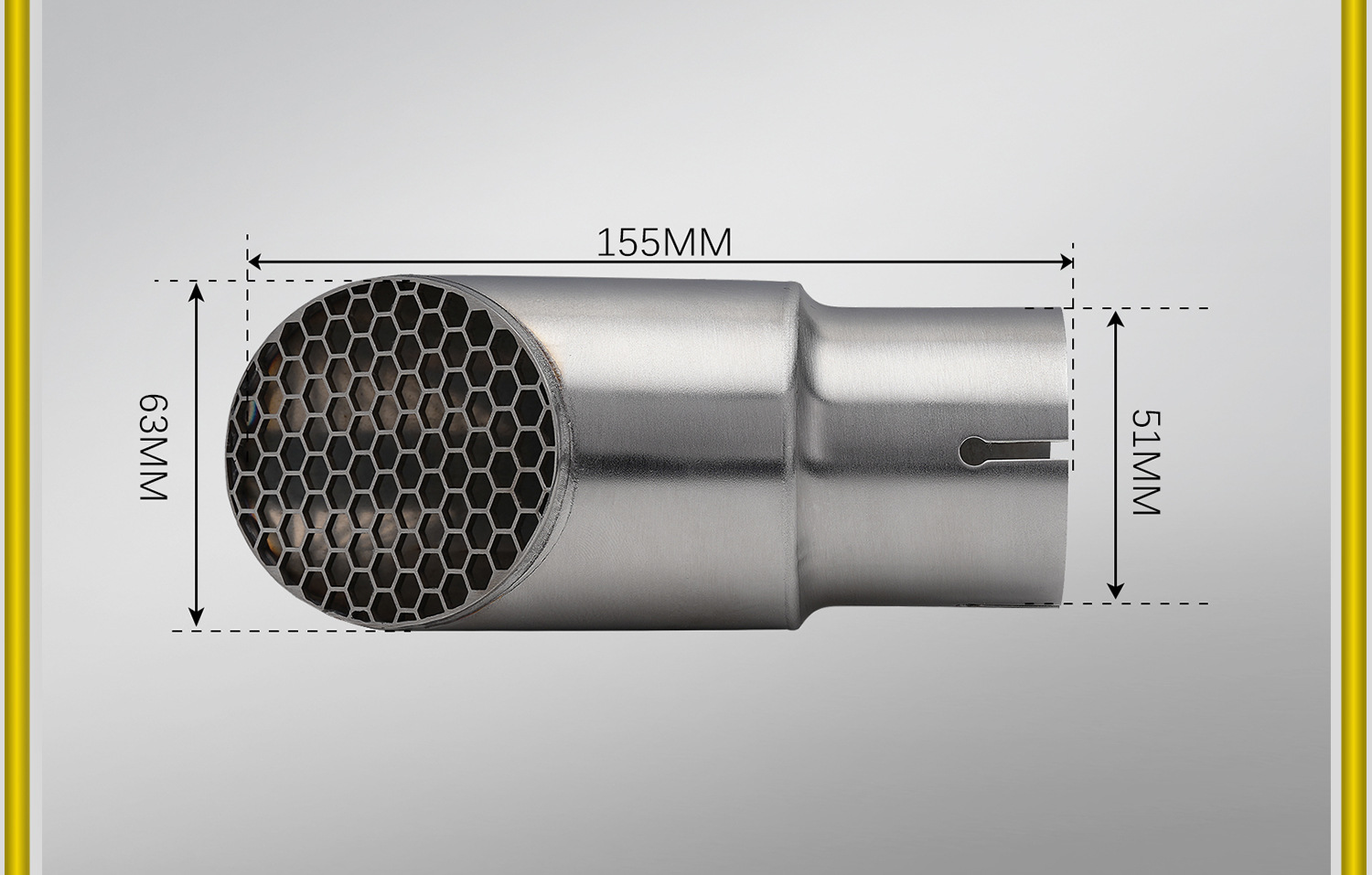 Modified Exhaust Pipe with Hidden Tailpipe for Triumph Speed400/Scrambler400X Motorcycles