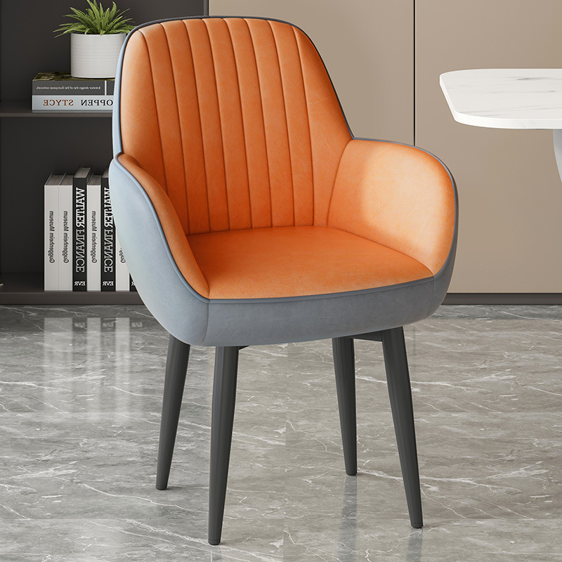 전면 주황색 [테크니컬 천] 올 블랙 탄소강 고정 다리