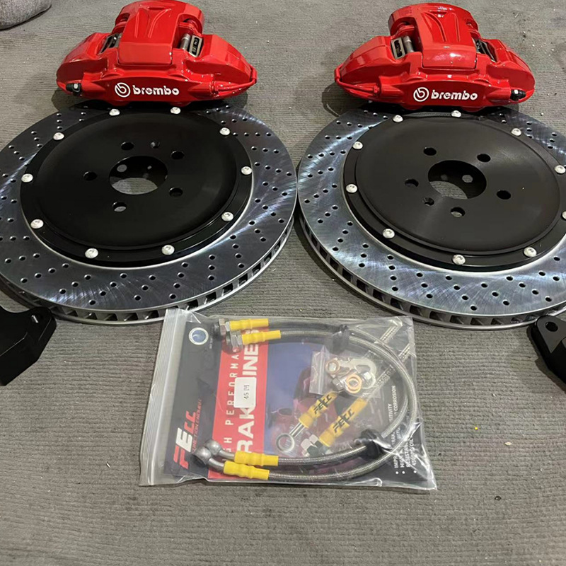 Brake Caliper Modification, Buleibo Brake caliper cover - mechatronic-caliper-rear-wheel-four-piston-front-wheel-pair