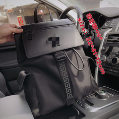 新型男性用カバー付きランドセル大容量リュックサック学生用カバンナイロン布空港旅行カバン美人ヘッド