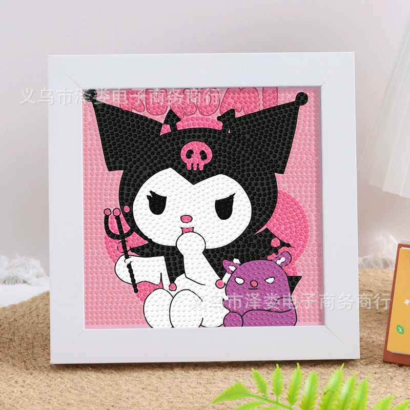 Набор для алмазной вышивки (Sanrio) Пикачу в раме, 17×17 см, комплект для полного стежка DIY