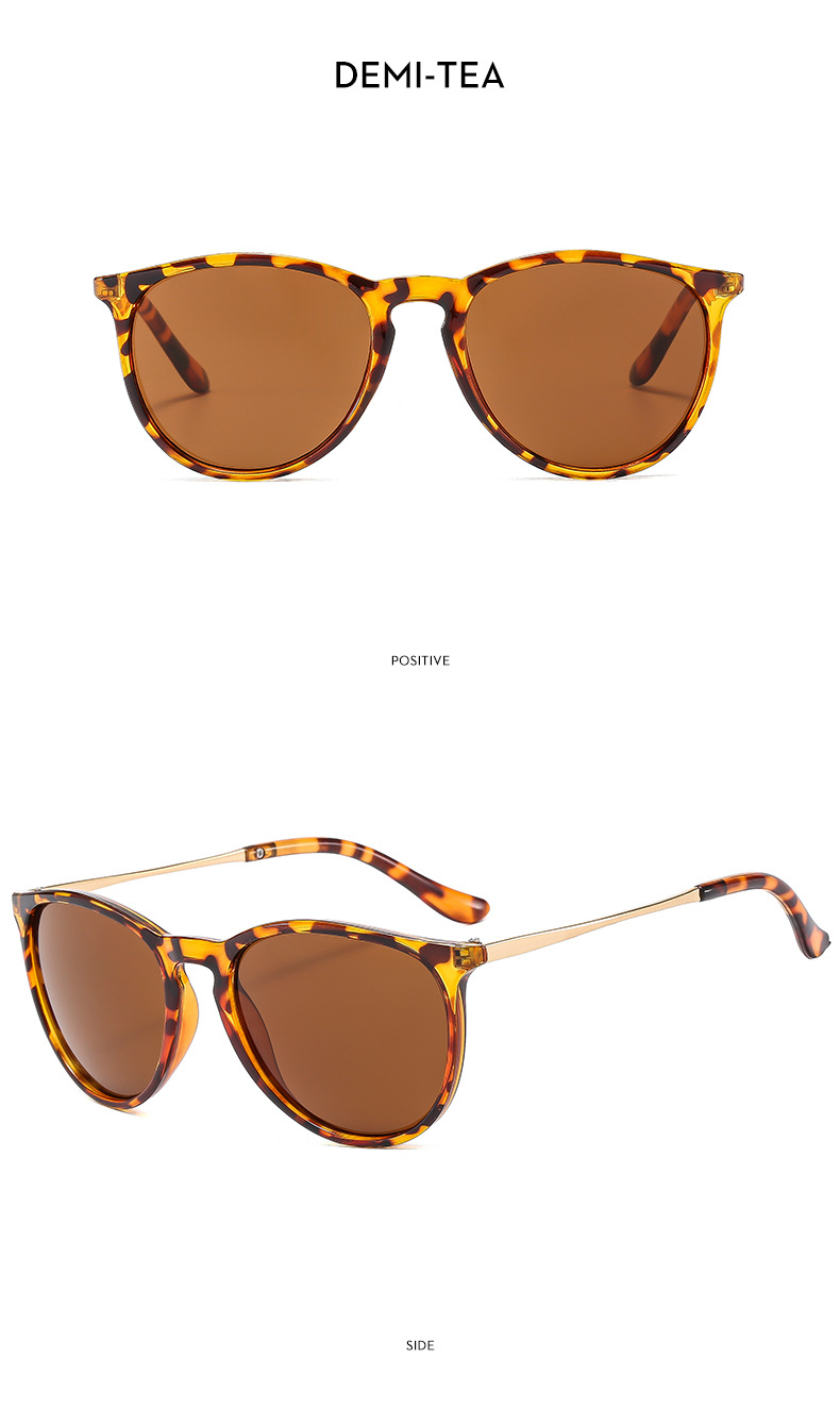 Cycling Eyewear Retro Round Metal Frame Sunglasses For Sun Protection_voghion.com