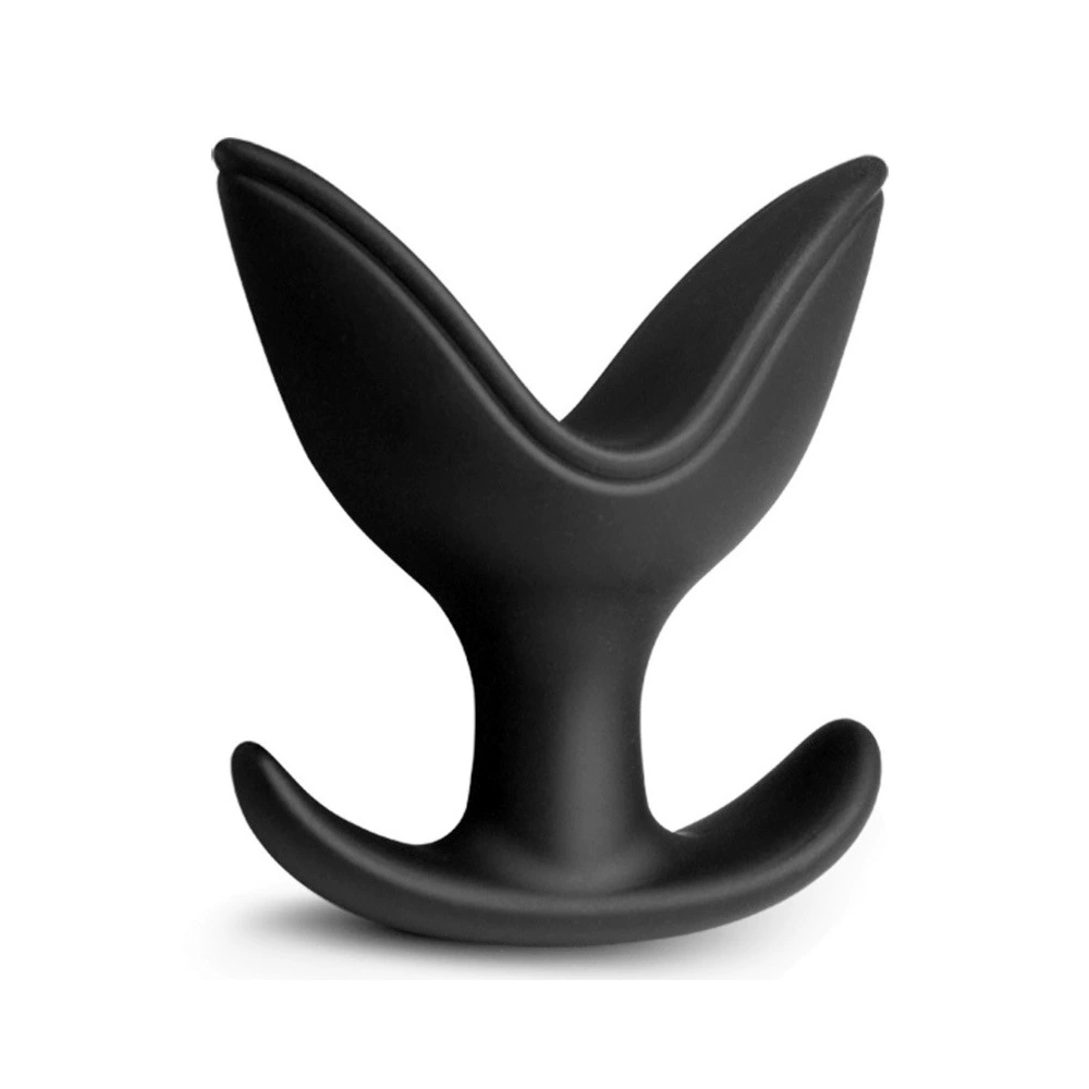 Anal plug silicone V‑shaped dilator, unisex, progressive sizes S–XXL