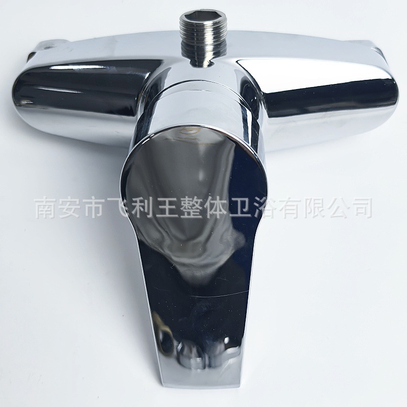 Zinc alloy shower head set, three-in-one wall-mounted concealed household cold and hot simple bathtub, mixing valve faucet undefined