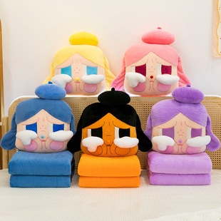 Cute Shy Crying Baby Blanket Multifunctional Pillow Quilt Home Living Room Thin Bed Pillow Blanket Cover Blanket Wholesale