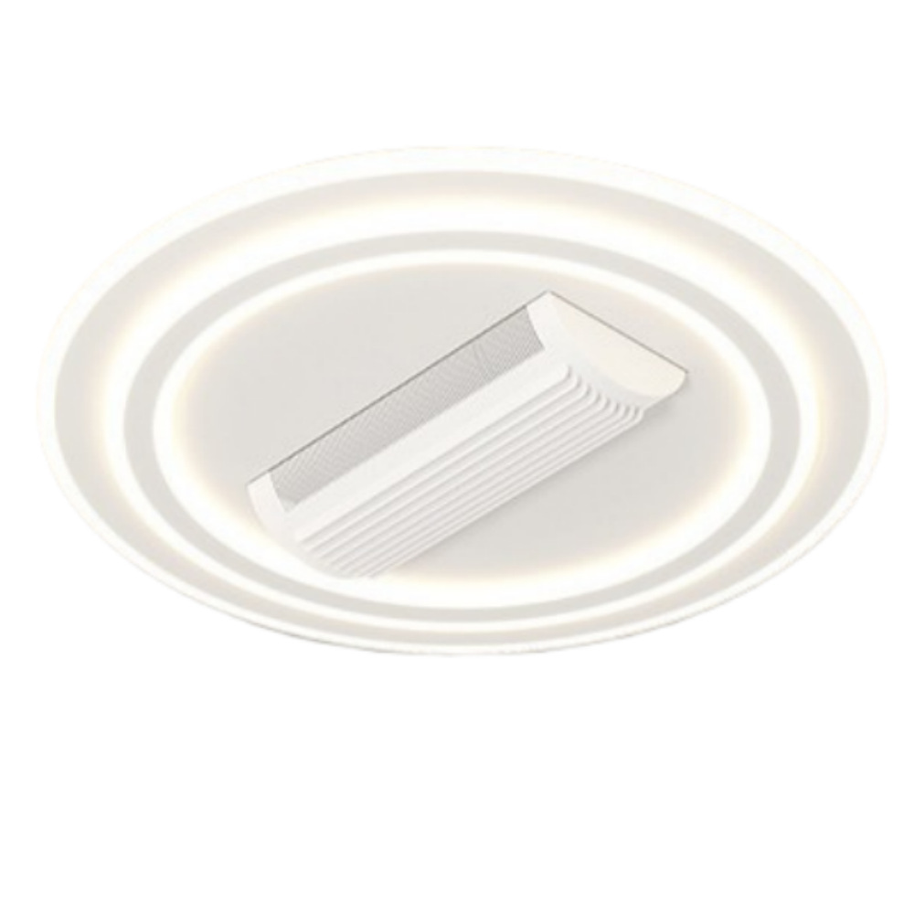 Protección de ojos de espectro completo nueva lámpara de ventilador sin hoja sala de estar lámpara principal dormitorio comedor ventilador inteligente de atmósfera lámpara de techo