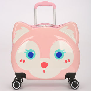 Capacity Children's Trolley Case Wholesale Printed Logo Lina Bell Student Suitcase Universal Wheel Cartoon Suitcase