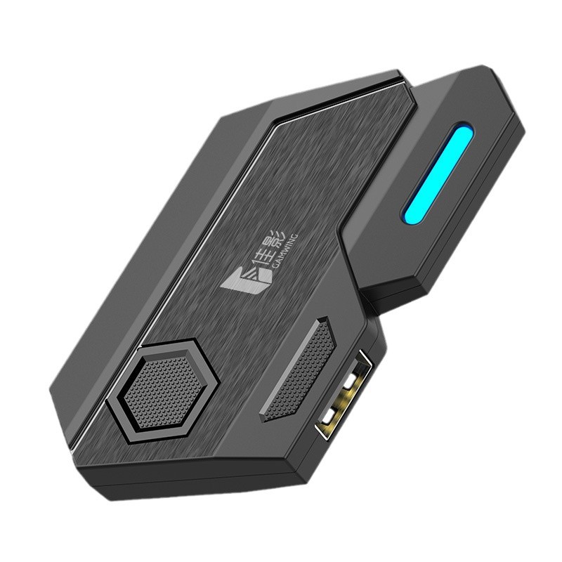 Jiaying MixSE PUBG Throne Set, Teclado y Ratón para Juegos Móviles con Bluetooth, Convertidor Universal para Android, Asistencia Automática de Apuntamiento