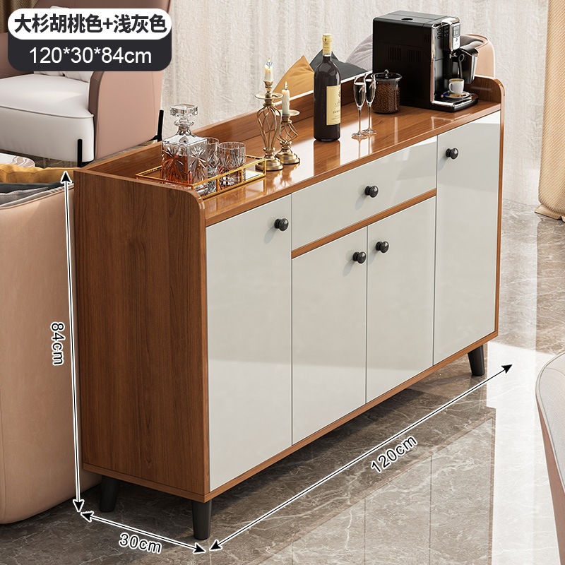 Fábrica de venta directa armario de té armario de comedor armario moderno simple sala de estar contra la pared integrada caja de almacenamiento