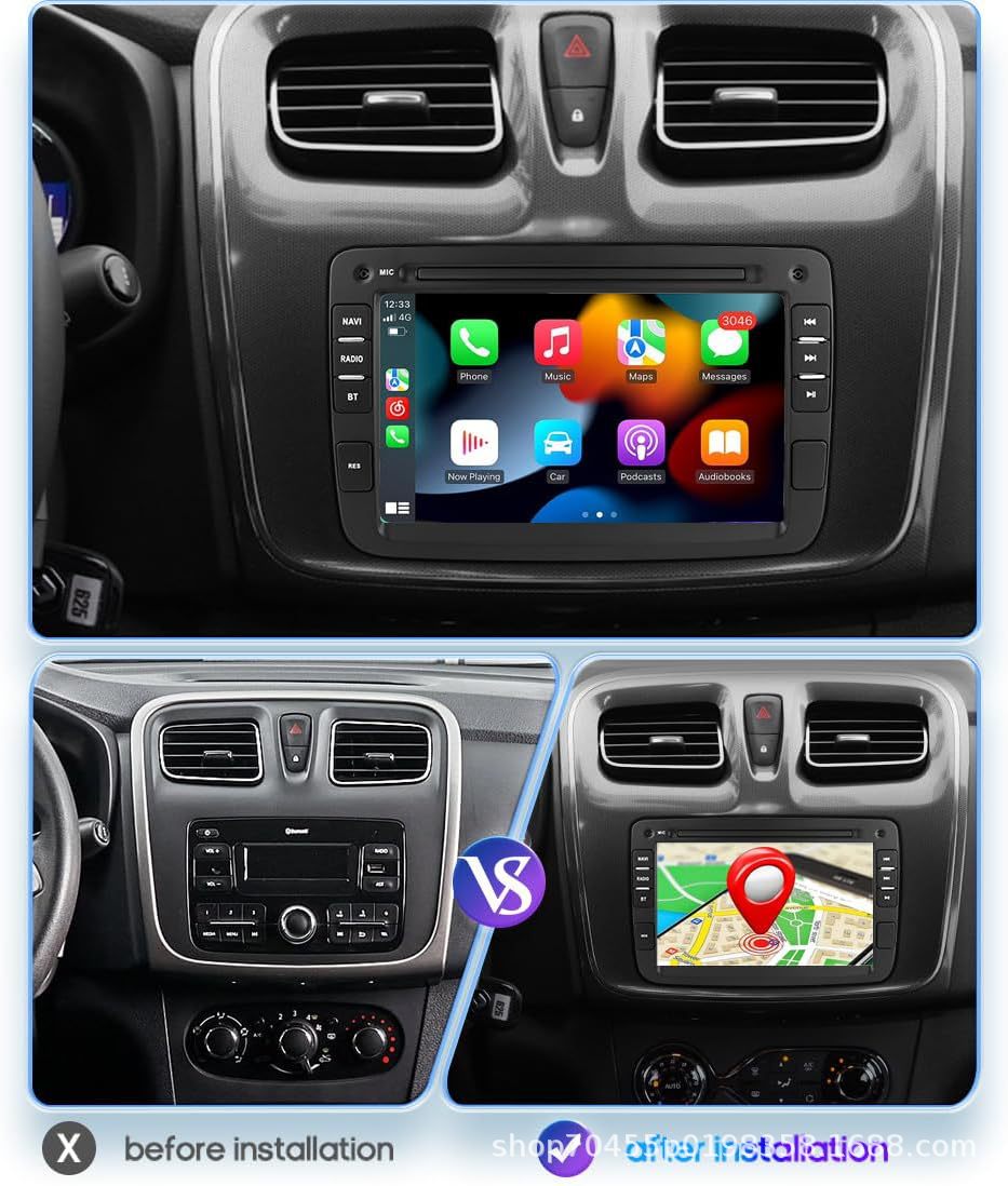 Suitable for Renolda Sialada central control large screen car Android GPS navigation all-in-one Carplay Bluetooth
